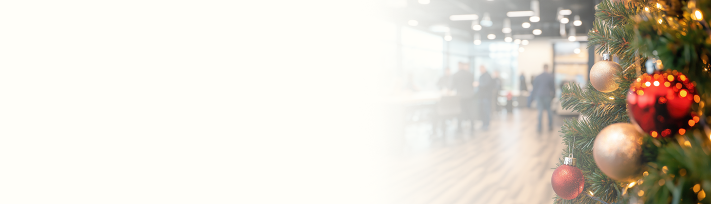 Festive ornaments in a practice