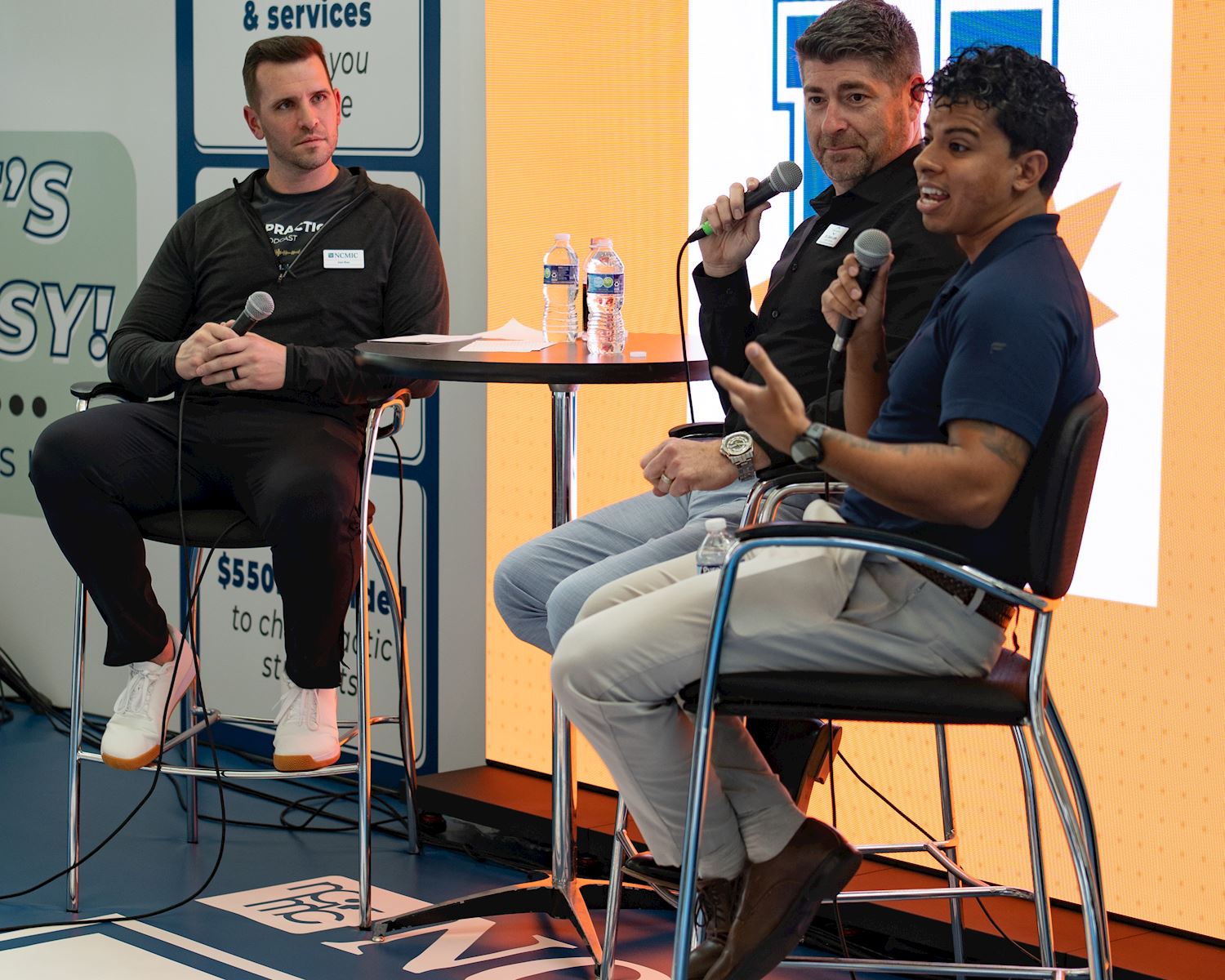 Speakers around the table