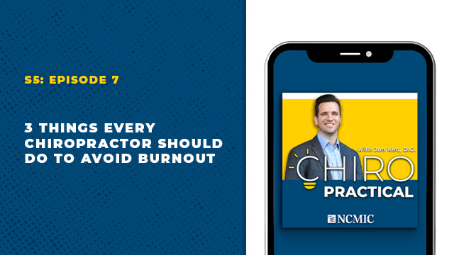 3 Things Every Chiropractor Should Do to Avoid Burnout