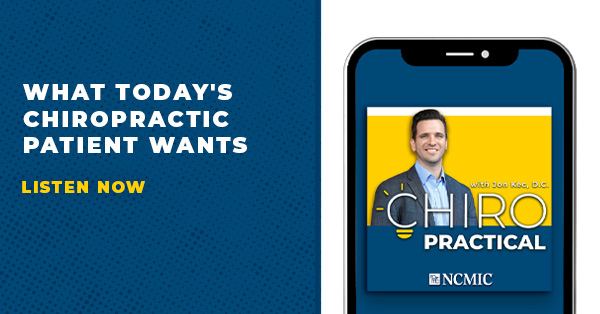 What Today's Chiropractic Patient Wants